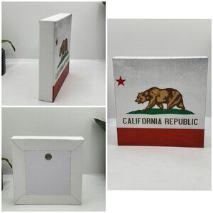 California Bear Flag Republic Canvas Print